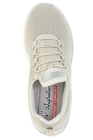 Beige Sport-Sneaker mit Mesh-Obermaterial AUSTRALIAN AU24W513