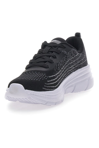 Schwarze Sneakers mit atmungsaktivem Obermaterial und Memory-Komfort AUSTRALIAN AU25W507