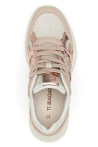 Beige Slip-On-Sneaker mit Plateau BAGATT AR7015069