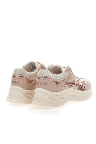 Beige Slip-On-Sneaker mit Plateau BAGATT AR7015069