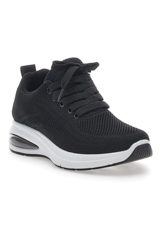 Schwarze Sport-Sneaker mit Mesh-Obermaterial THE FIRST ACTIVE TF68