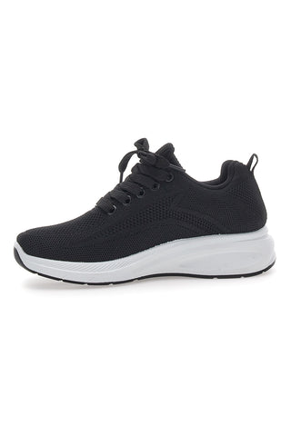Schwarze Sport-Sneaker mit Mesh-Obermaterial THE FIRST ACTIVE TF68