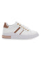 Weiße und rosa Sneakers mit Schnürsenkeln CAFE' COST BK2450