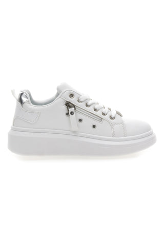 Weiße Sneakers mit Plateau CAFE COST LAILI209