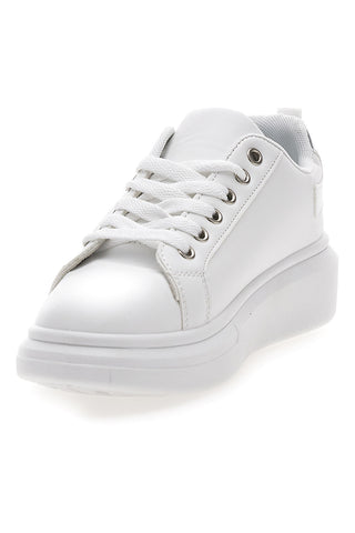 Weiße Sneakers mit Plateau CAFE COST LAILI209