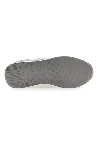 Stringate Bianche con Platform e Tomaia con Brillantini CAFE' COST H1506049