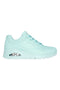 Aquagrüne Sneakers mit luftgekühltem Memory-Schaum Skech-Air Skechers Uno Stand on Air