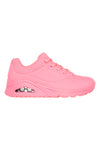 Rosa Sneakers mit luftgekühltem Memory-Schaum Skech-Air Skechers Uno Stand on Air