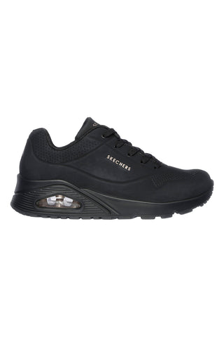 Schwarze Sneakers mit luftgekühltem Memory-Schaum Skech-Air Skechers Uno Stand on Air