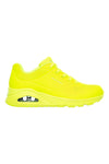 Sneakers Gialle con Air-Cooled Memory Foam Skech-Air Skechers Uno - Night Shades
