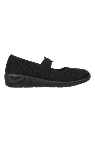 Skechers Arya That's Sweet schwarze Ballerinas