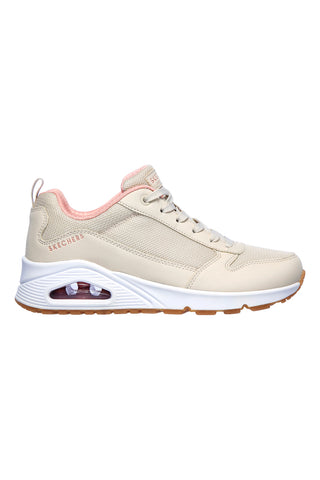 Beige Sneakers mit Memory Foam Air Cooled SKECHERS Uno - Inside Matters