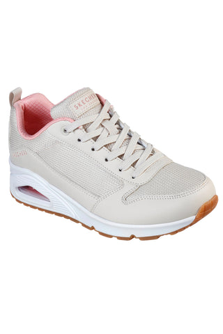 Beige Sneakers mit Memory Foam Air Cooled SKECHERS Uno - Inside Matters