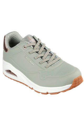 Skechers Street Uno Grüne Turnschuhe – Shimmer Away