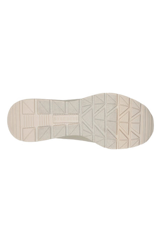Cremefarbene Skechers Street Uno Layover-Sneaker
