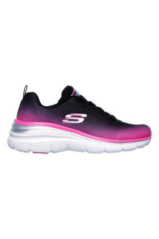 Sneakers Nere e Fuxia Skechers Fashion Fit - Build Up