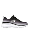 Schwarze und graue Sneakers Skechers Fashion Fit - Build Up