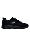 Total schwarze Turnschuhe SKECHERS Dynamight 2 Homespun