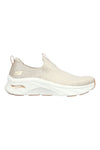 Beige Sneaker Skechers Relaxed Fit: Arch Fit D'Lux - Glimmer Dust