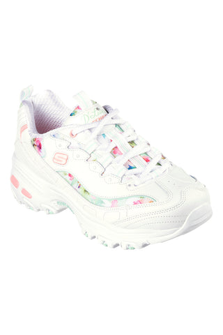 Skechers D'Lites Blooming Fields Weiße Turnschuhe