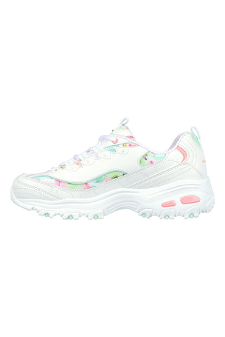 Skechers D'Lites Blooming Fields Weiße Turnschuhe
