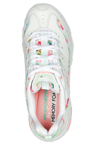 Skechers D'Lites Blooming Fields Weiße Turnschuhe