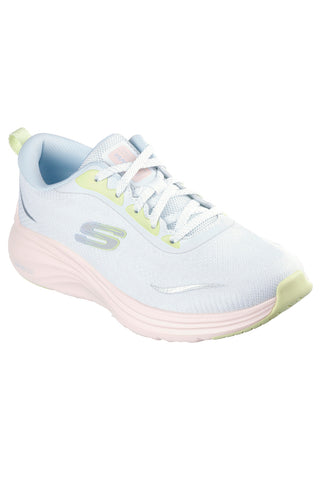 Weiße und rosafarbene Skechers Vapor Foam Smooth Ride-Sneaker