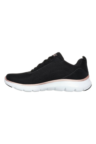 Skechers Flex Appeal 5 Schwarze Turnschuhe - Uptake
