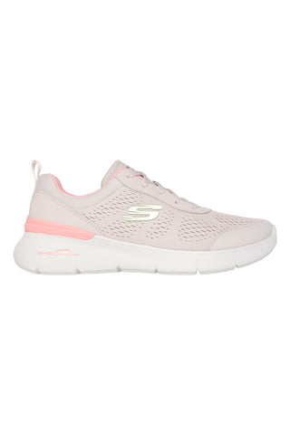 Beige und rosa Sneakers Skechers Skech-Air Dynamight 2 - New Heights