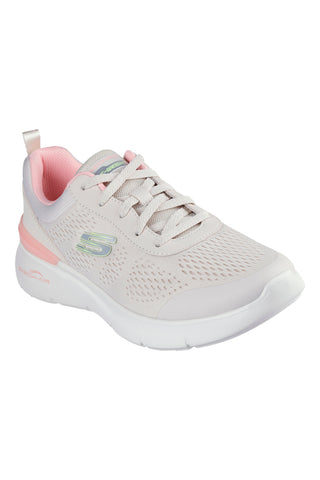 Beige und rosa Sneakers Skechers Skech-Air Dynamight 2 - New Heights