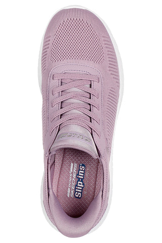 Lila Sneakers Hands Free Slip-ins Skechers BOBS Sport Squad Chaos - Current Muse