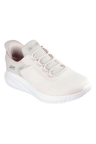 Weiße Sneakers Hands Free Slip-Ins Skechers BOBS Sport Squad Chaos In Farbe