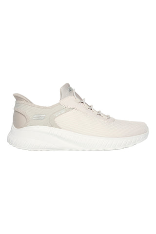 Weiße Sneakers Hands Free Slip-Ins Skechers BOBS Sport Squad Chaos In Farbe