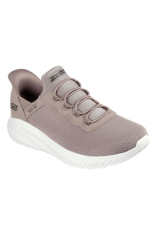 Sneakers Taupe Hands Free Slip-ins Skechers BOBS Sport Squad Chaos Tägliche Inspiration
