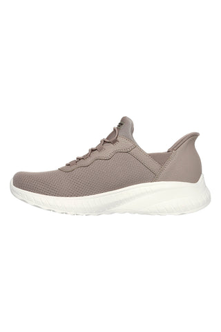 Sneakers Taupe Hands Free Slip-ins Skechers BOBS Sport Squad Chaos Tägliche Inspiration