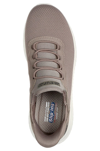Sneakers Taupe Hands Free Slip-ins Skechers BOBS Sport Squad Chaos Tägliche Inspiration