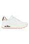 Skechers Street Uno Shimmer Away Weiße Turnschuhe
