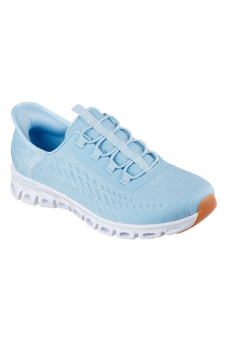 Blaue Sneakers Hands Free Slip-ins Vegane Skechers Glide-Step – Tranquility