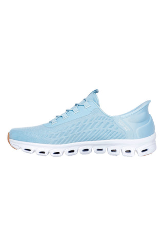 Blaue Sneakers Hands Free Slip-ins Vegane Skechers Glide-Step – Tranquility