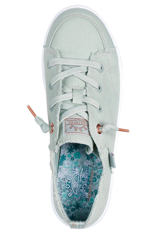 Skechers – B Cute 2 – Grüne Canvas-Sneaker