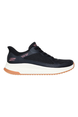 Skechers Slip-ins Schwarze Sneakers: BOBS Squad 4 – Staple Look
