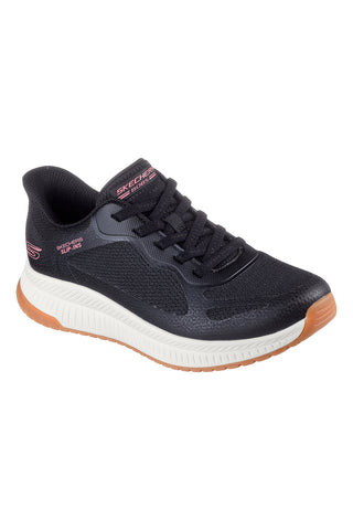 Skechers Slip-ins Schwarze Sneakers: BOBS Squad 4 – Staple Look