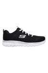 SKECHERS Graceful Schwarz-Weiß Skech Knit Mesh Obermaterial Trainingsschuhe - Get Connected
