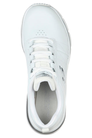 Weiße Sneakers mit Lederobermaterial Skechers Fashion Fit – mühelos