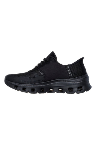 Schwarze vegane Slip-In-Sneaker von Skechers: Glide-Step Pro