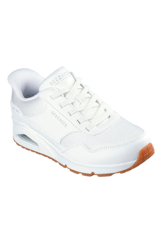 Weiße Sneakers mit Plateau Skechers Street Hands Free Slip-ins: Uno - Banksia