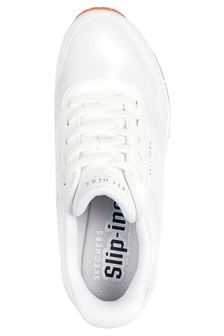 Weiße Sneakers mit Plateau Skechers Street Hands Free Slip-ins: Uno - Banksia