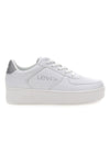 Sneakers Bianche e Argento con Platform LEVI'S NEW UNION BOLD