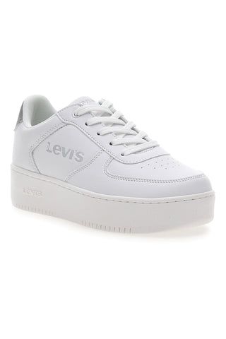 Sneakers Bianche e Argento con Platform LEVI'S NEW UNION BOLD
