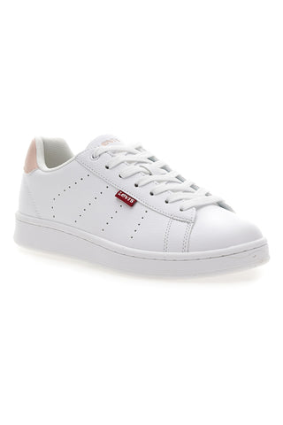 Sneakers Bianche con Dettaglio Posteriore Rosa LEVI'S AVENUE